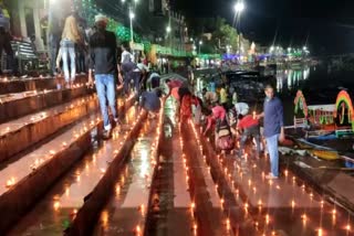 राम मंदिर निर्माण के लिए भूमि पूजन.