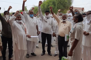 jodhpur news, farmers demonstration