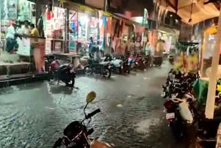 Waterlogging from heavy rain