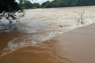 Huge bridge near khanapura collapse