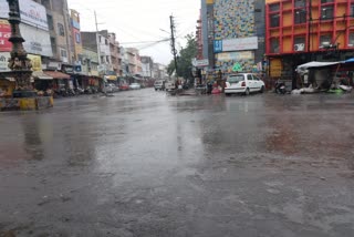 rain in Bhilwara, भीलवाड़ा में बारिश