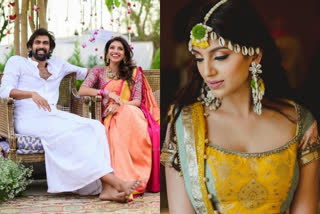 actor rana daggubati bride mihika haldi pictures viral  മിഹികയുടെ ഹല്‍ദി ചിത്രങ്ങള്‍ വൈറല്‍  റാണാ ദഗുബാട്ടി-വധു മിഹിക  actor rana daggubati wedding