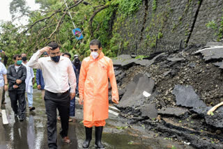 Cams Corner landslide collapsed in mumbai