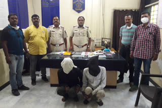 two thieves have been arrested in connection with ATM theft in Jalgaon