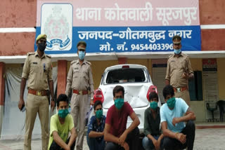 randeep bhati gang sharp shooter and four other crooks arrested