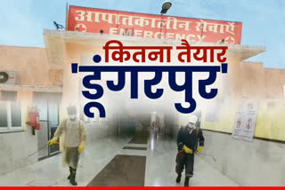 Dungarpur Recovery Rate,  Hypo chloride sanitization,  City council is doing sanitation