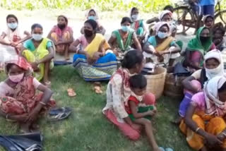 Tea labour protest at nagoan udmari