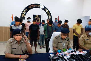9 accused of cyber crime gang arrested by lucknow crime branch team
