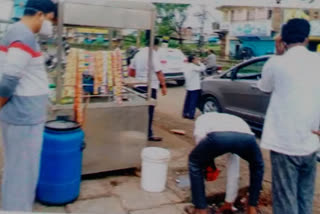 urge footpath businesses to clean up