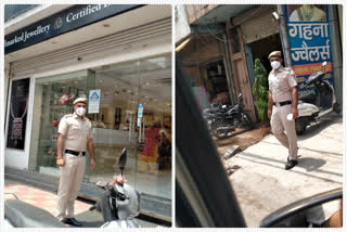 police alert at jewellery shops in najafgarh delhi