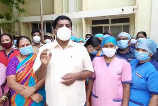 Concern continued for a third day at King Kothi Hospital