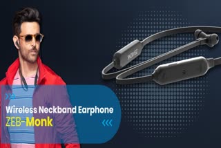 ஜீப்ரானிக்ஸ் ஜீப் மாங்க் வயர்லெஸ் இயர்ஃபோன், Zeb-Monk  wireless neckband earphone
