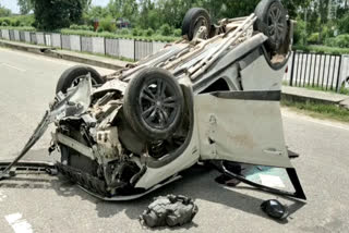 karnal car accident on national highway