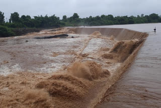 Goldha dam overflow