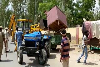 Encroachment action Bikaner, अतिक्रमण कार्रवाई बीकानेर