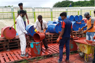 The long-awaited dream of athletes came true...Synthetic track work going to complete soon