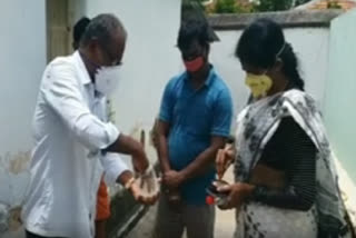 District Food Inspector inspects Chakrayapalem village mahabubabad district