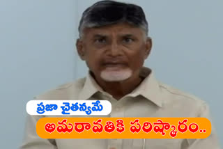 Chandrababu comments Amaravati and Jagan