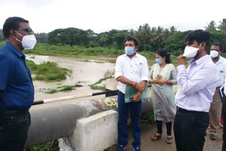 DC KB Shivakumar  visit to Bhadra Dam today