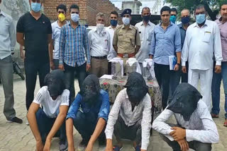 jind police arrested robber gang