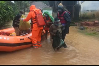 NDRF rescued 83 people in flood waters