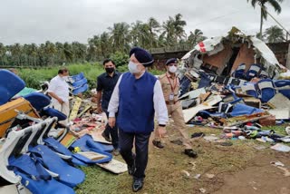 കരിപ്പൂർ വിമാനത്താവളം  ഹർദീപ് സിംഗ് പുരി  കോഴിക്കോട്  സിവിൽ ഏവിയേഷൻ മന്ത്രി ഹർദീപ് സിംഗ് പുരി  വിമാനാപകടം കേരളം  കരിപ്പൂർ  Civil Aviation Minister Hardeep Singh Puri  Karippur plane crash  kerala plane crash  kozhikode