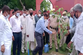 Palwal Deputy Commissioner plantation  government schools of many villages