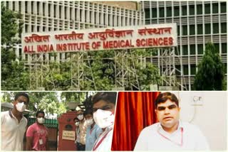 aiims nursing union protest against the decision of health ministry in requirement of nursing officers