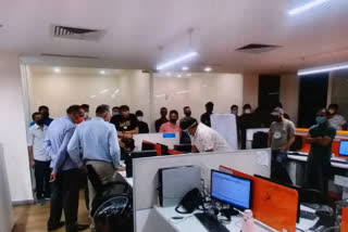 cm flying raid on fake call center in gurugram