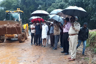 ಚಾರ್ಮಾಡಿ ಘಾಟ್​ಗೆ ಸಚಿವ ಸಿ.ಟಿ.ರವಿ ಭೇಟಿ