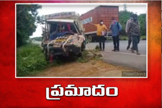 Road accident in Kamareddy district