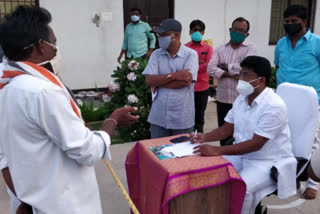 minister aadimulapu suresh meeting with officers in yerragondapalem prakasam district