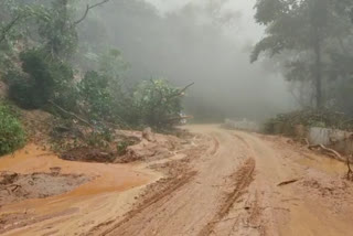 Landslide at Charmedi Ghat