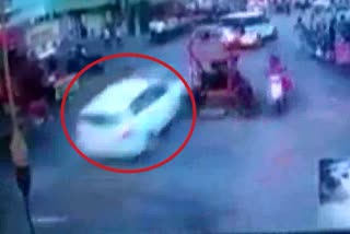 A high speed car crushed two sisters in Hisar