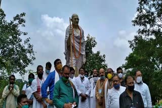 Jharkhand Congress celebrated August Revolution Day in ranchi