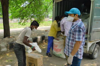 Ration distributed among needy