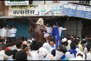 Bhimrao Ambedkar statue install again