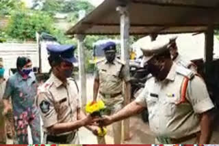 covid warrior joins duty in mangalagir police station guntur district