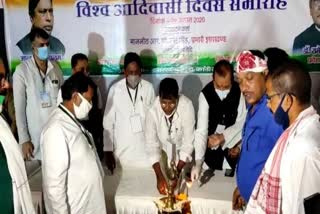 Tribal Day celebrations in Congress office in ranchi