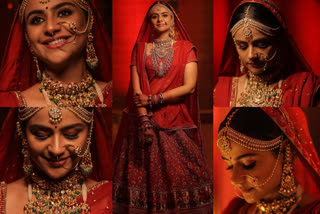 actress prachi tehlan wedding glimpse  രാജകുമാരിയെപ്പോലെ പ്രാചി  പ്രാചി തെഹ്ലാന്‍ വിവാഹം  actress prachi tehlan