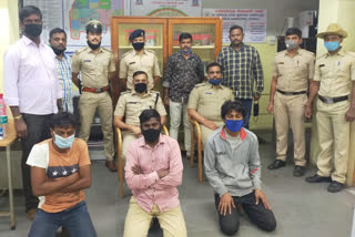 Basavanagudi police arrest three  accused