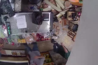 Supermarket videos capture moment of Beirut blast