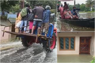 കുട്ടനാട്ടിൽ ജലനിരപ്പ് ക്രമാതീതമായി ഉയരുന്നു