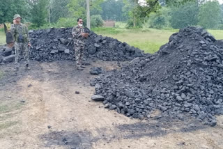 SDPO raids illegal smuggling of coal in Dhanbad