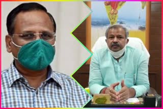 Delhi BJP president adesh gupta objected to Health Minister Satyendar Jain statement on corona cases