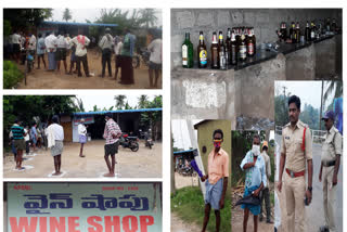 cheap liquor produce in avanigadda krishna district five members arrest