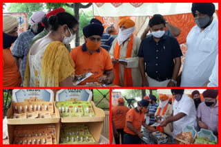 nishkam sewak jatha and khalsa help distribute immunity related medicines in ghaziabad