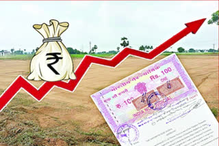 lands rates hike in guntur district