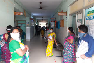 corona effect on hospitals and banks in east godavari dst