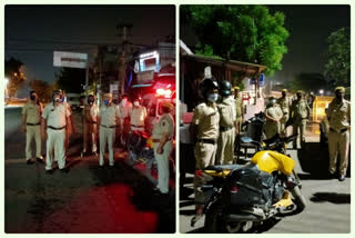 najafgarh police alert in night over 15 august